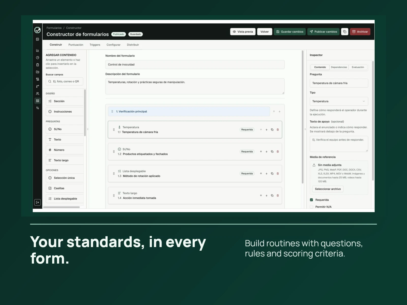 Oktara form builder